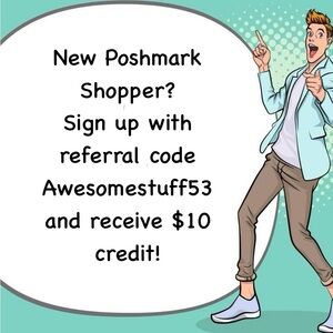 New Poshmark Shopper sign up gift